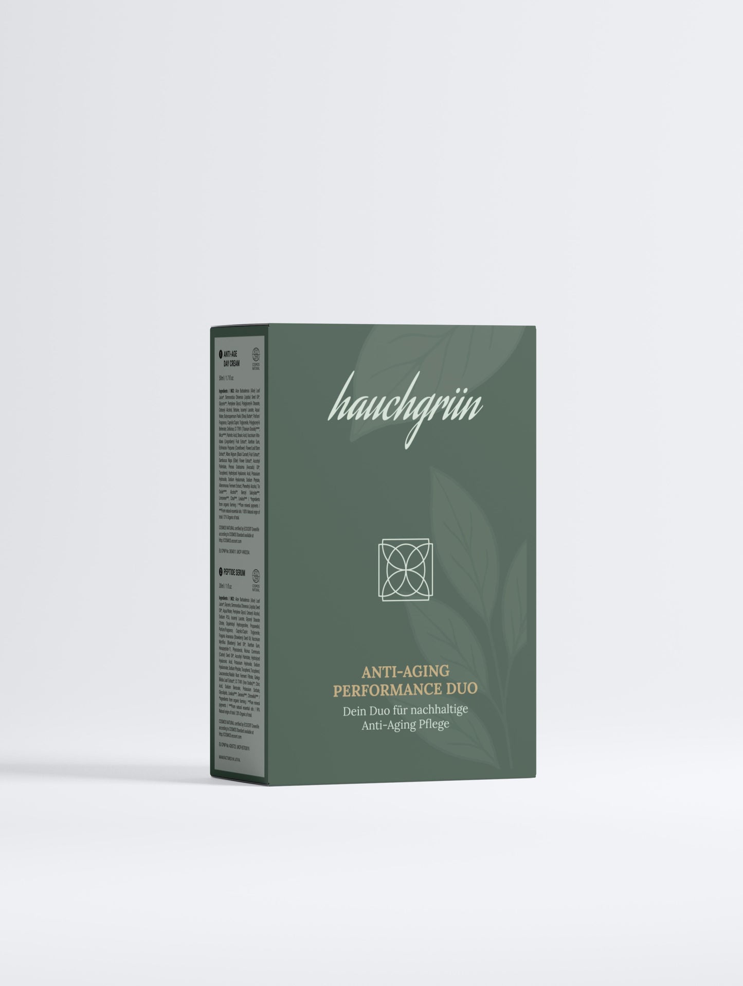 Anti-Ageing Gesichts-Pflegeset für reife Haut Verpackung