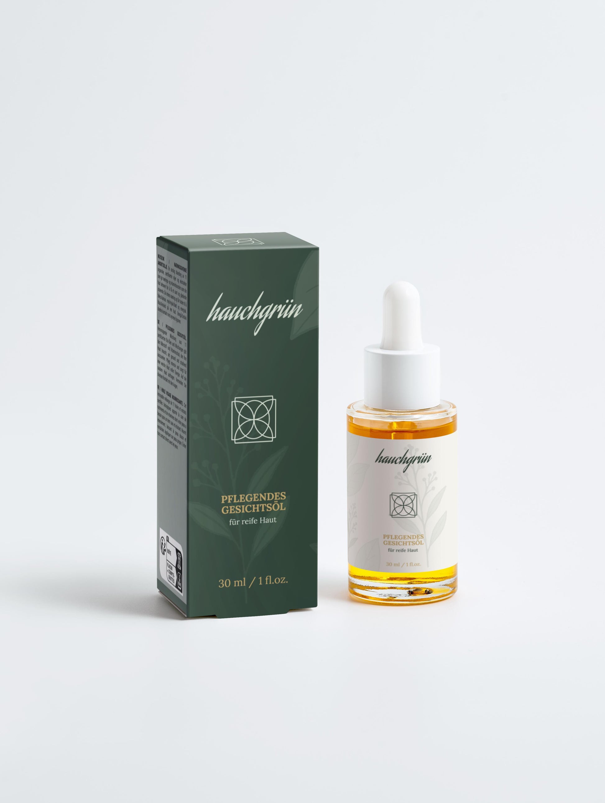 Pflegendes Naturkosmetik Gesichtsöl für reife Haut 30ml Verpackung vorne
